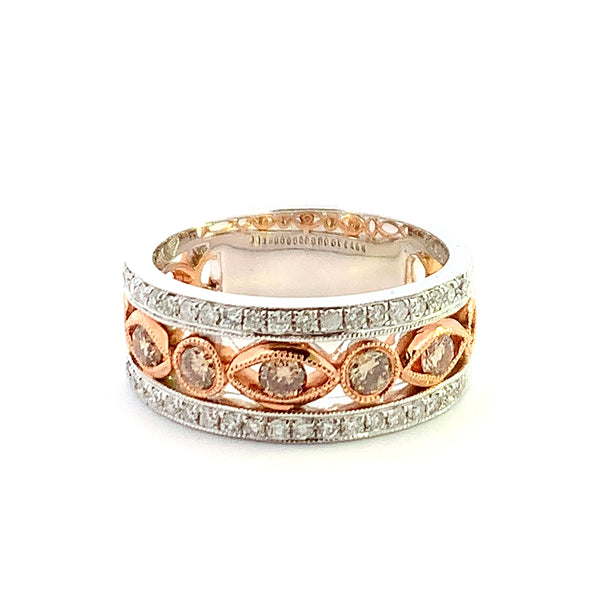 The Champagne Two-Tone Ring- 40% OFF!