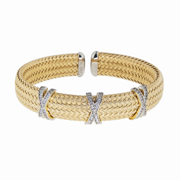 Wide Criss-Cross Cuff--60% OFF!