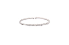 Bezel Narrow Mesh Bangle