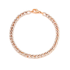 Iced Diamond Links Bracelet- 50% OFF!