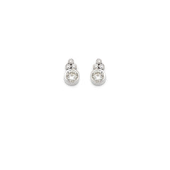 Intricate Bezel Set Diamond Earrings- 50% OFF!