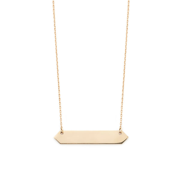 The Engravable Bar Necklace