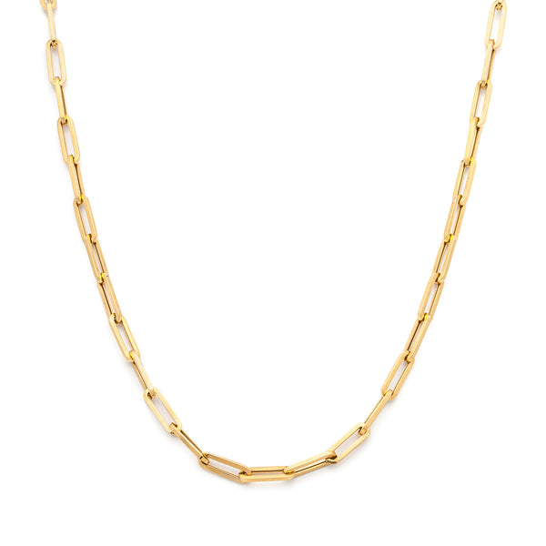 Large Paper Clip Necklace