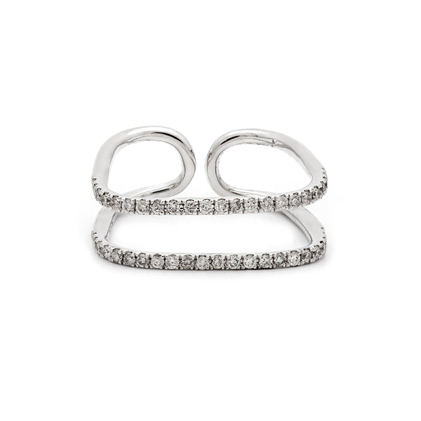 Double Row Square Ring
